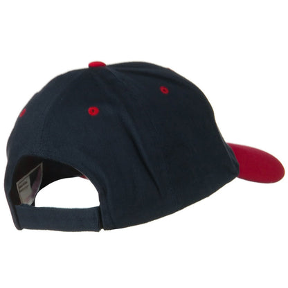 2 Tone Brushed Bull Denim Mid Profile Cap