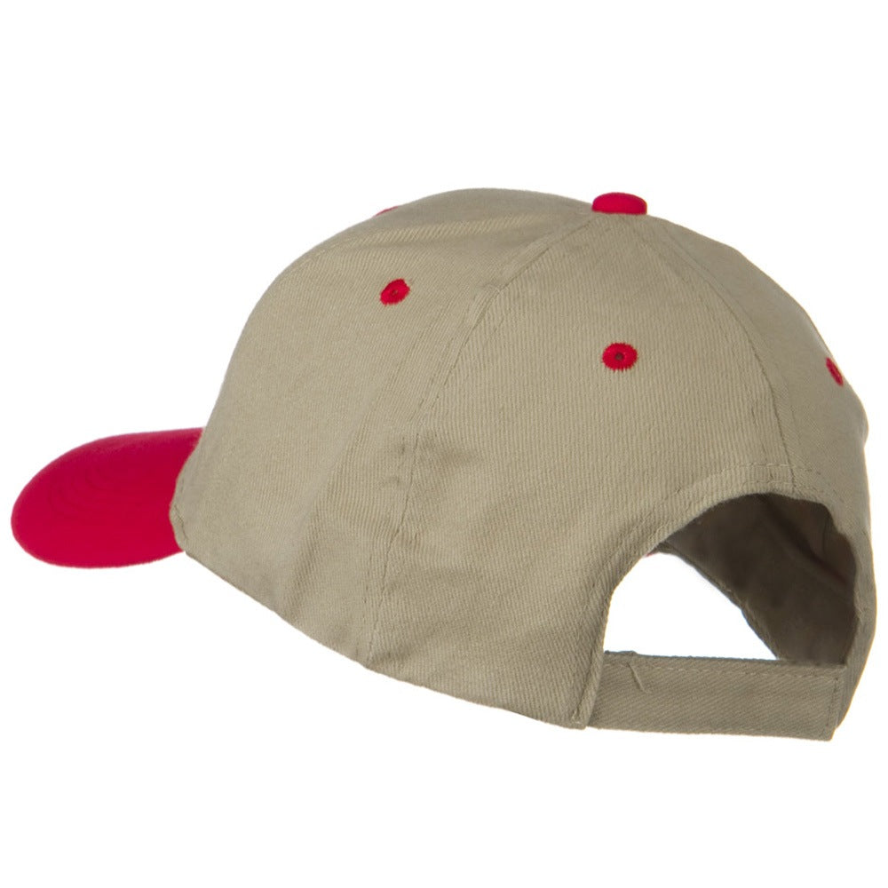 2 Tone Brushed Bull Denim Mid Profile Cap