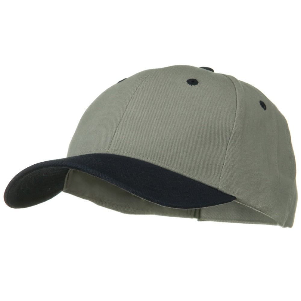 2 Tone Brushed Bull Denim Mid Profile Cap