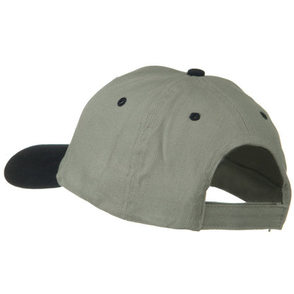 2 Tone Brushed Bull Denim Mid Profile Cap