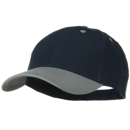 2 Tone Brushed Bull Denim Mid Profile Cap