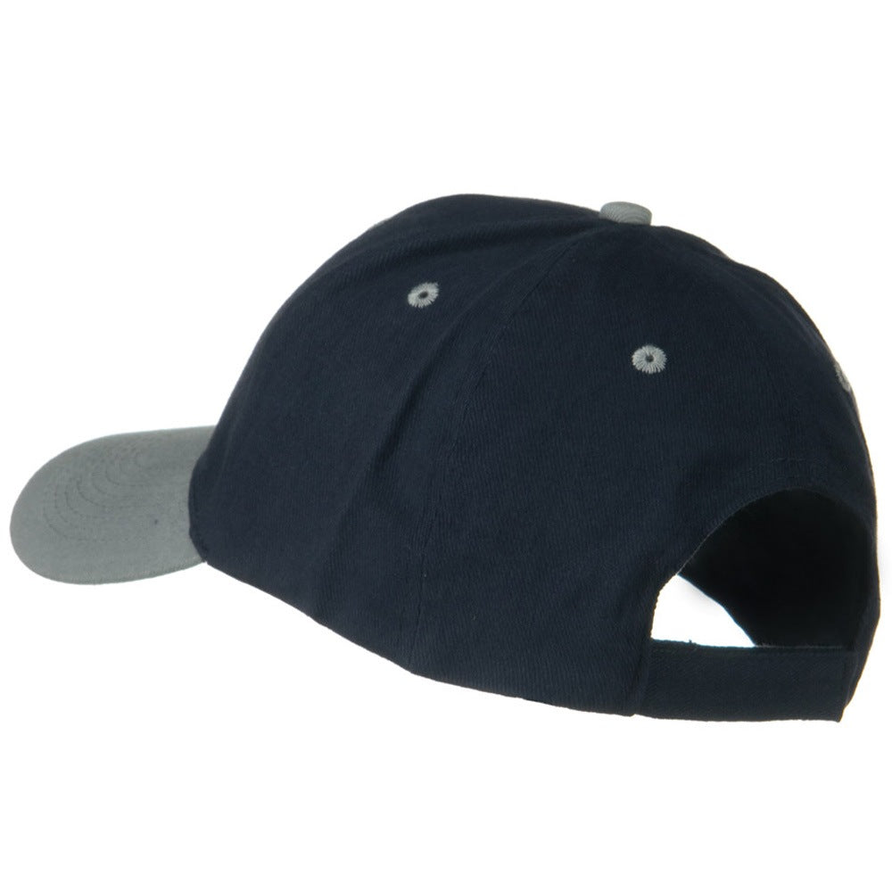 2 Tone Brushed Bull Denim Mid Profile Cap