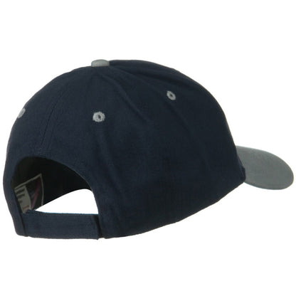 2 Tone Brushed Bull Denim Mid Profile Cap