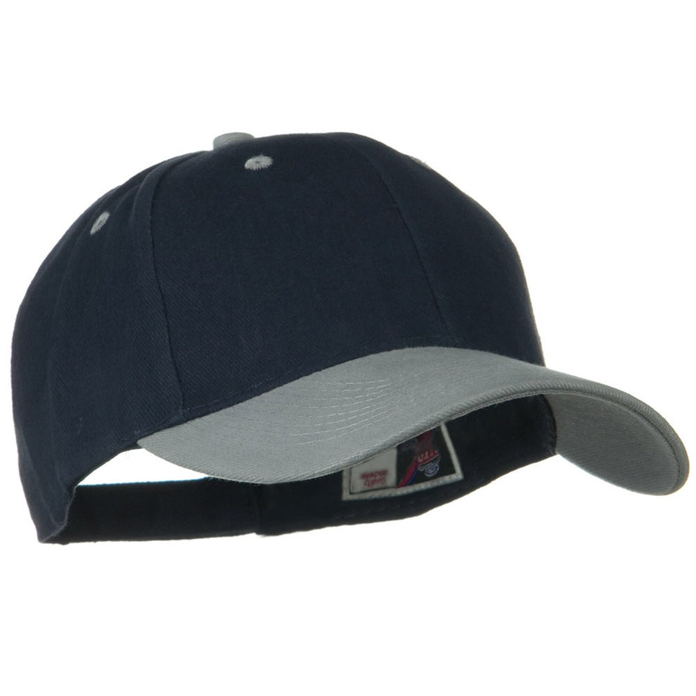 2 Tone Brushed Bull Denim Mid Profile Cap