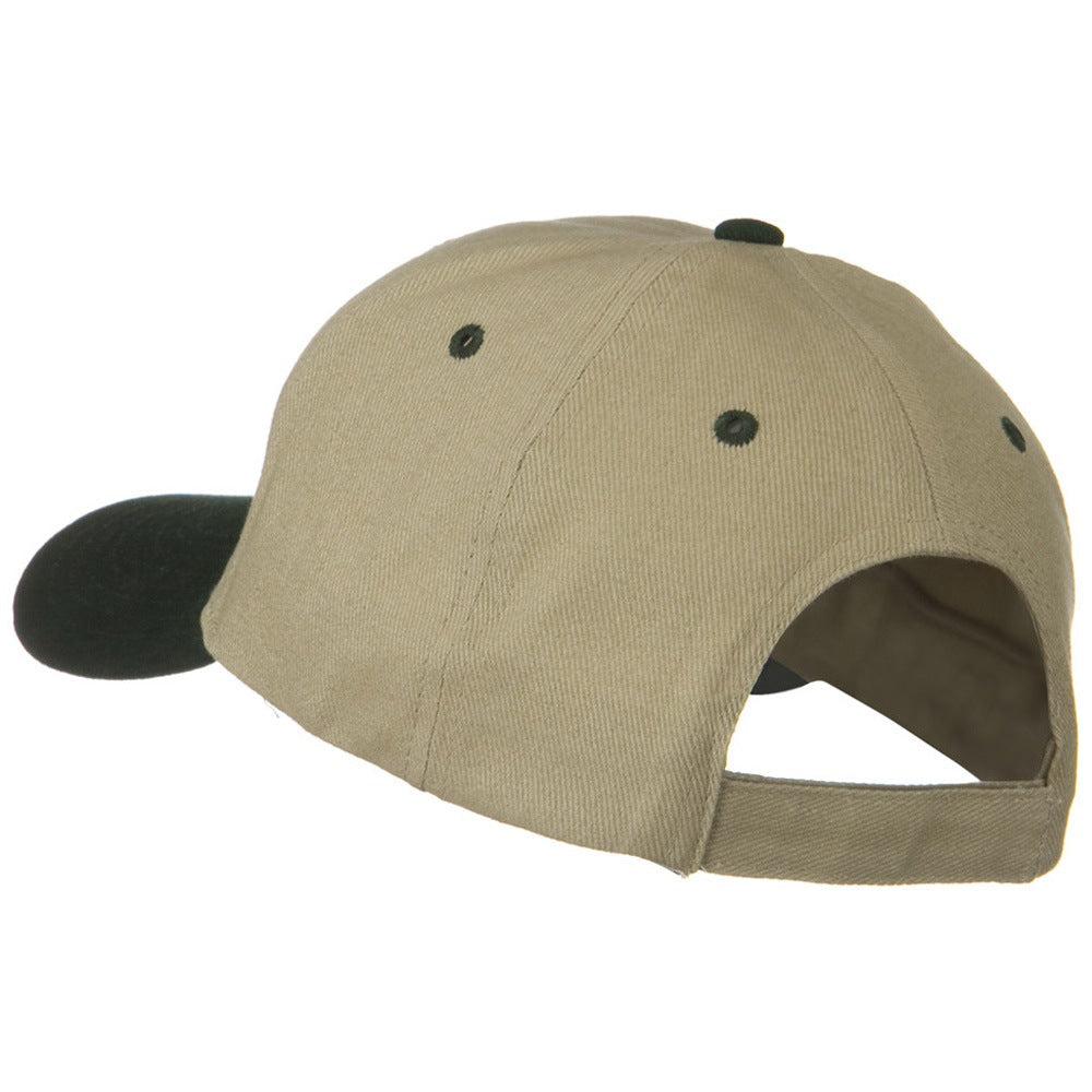 2 Tone Brushed Bull Denim Mid Profile Cap