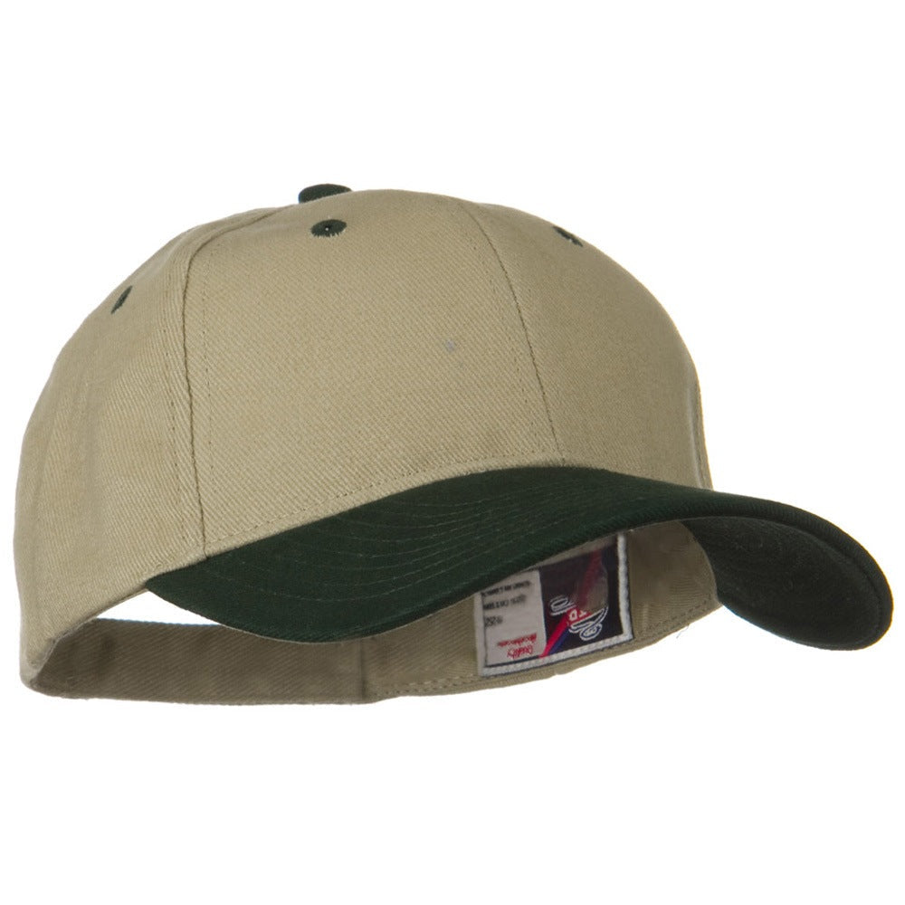 2 Tone Brushed Bull Denim Mid Profile Cap