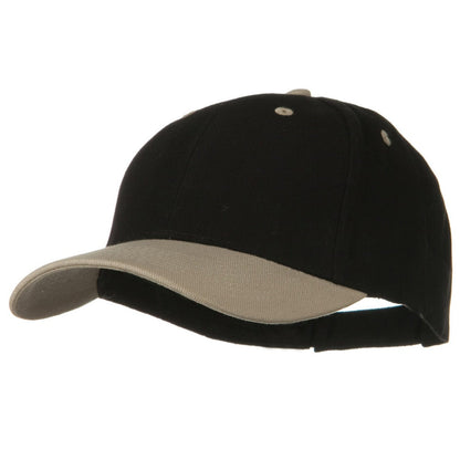 2 Tone Brushed Bull Denim Mid Profile Cap