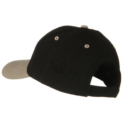 2 Tone Brushed Bull Denim Mid Profile Cap