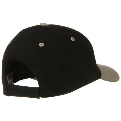 2 Tone Brushed Bull Denim Mid Profile Cap