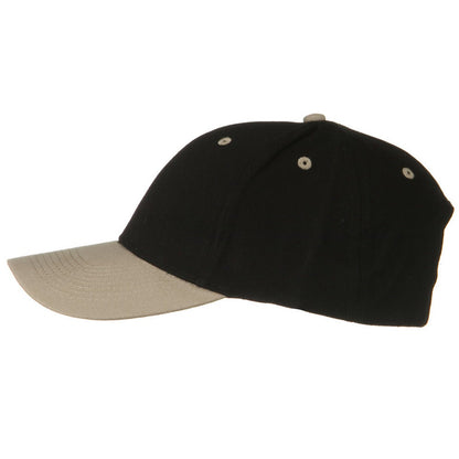 2 Tone Brushed Bull Denim Mid Profile Cap