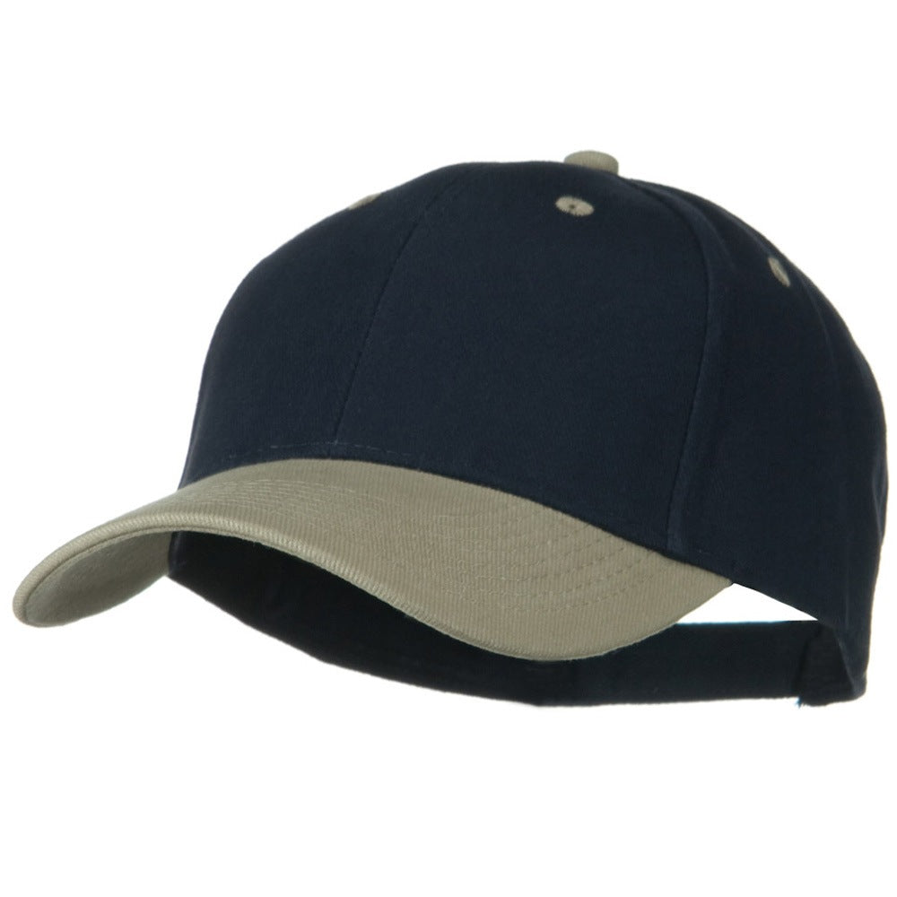 2 Tone Brushed Bull Denim Mid Profile Cap