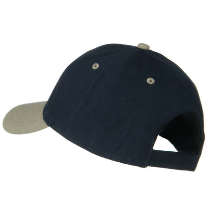 2 Tone Brushed Bull Denim Mid Profile Cap