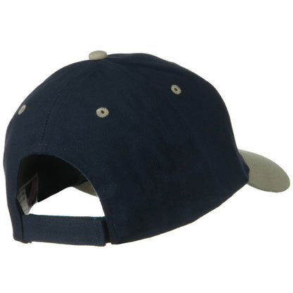 2 Tone Brushed Bull Denim Mid Profile Cap