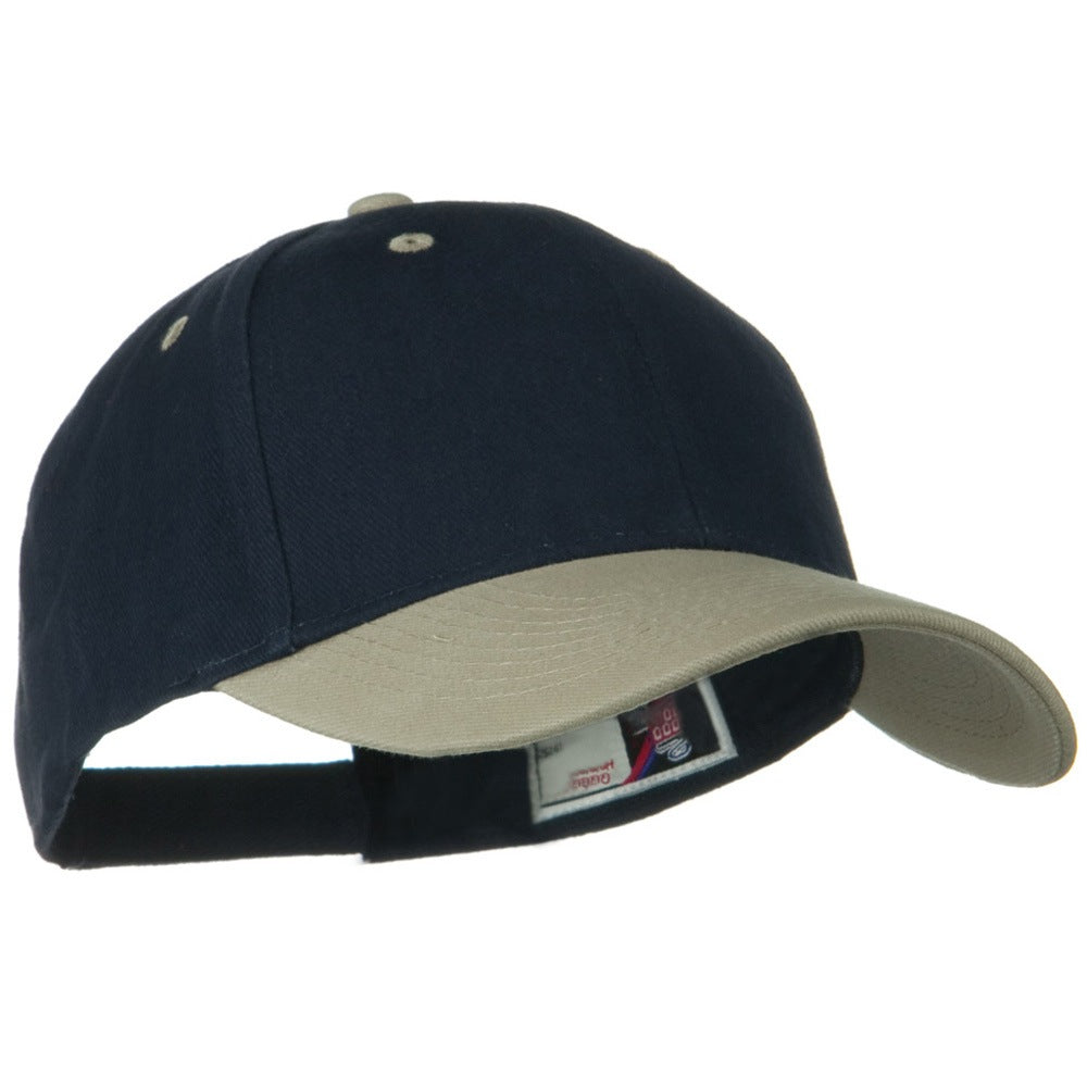 2 Tone Brushed Bull Denim Mid Profile Cap