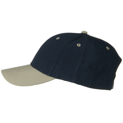 2 Tone Brushed Bull Denim Mid Profile Cap