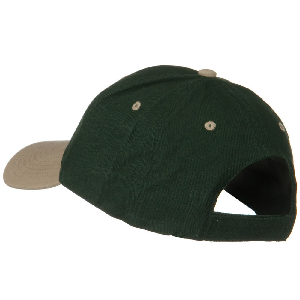 2 Tone Brushed Bull Denim Mid Profile Cap