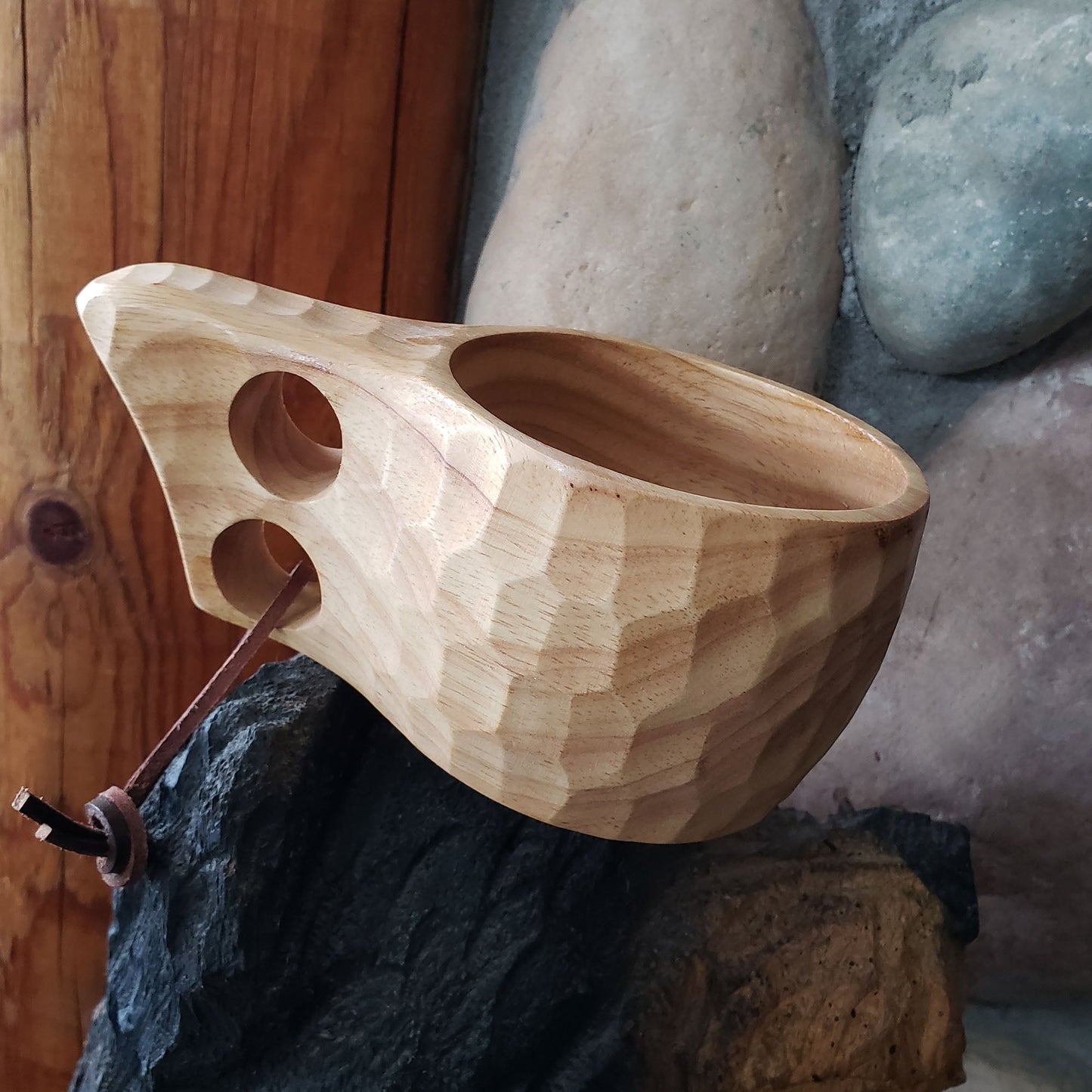 Skógr™ Nordic Style Kuksa - Carved Wood Camp Mug - Choice of Sizes