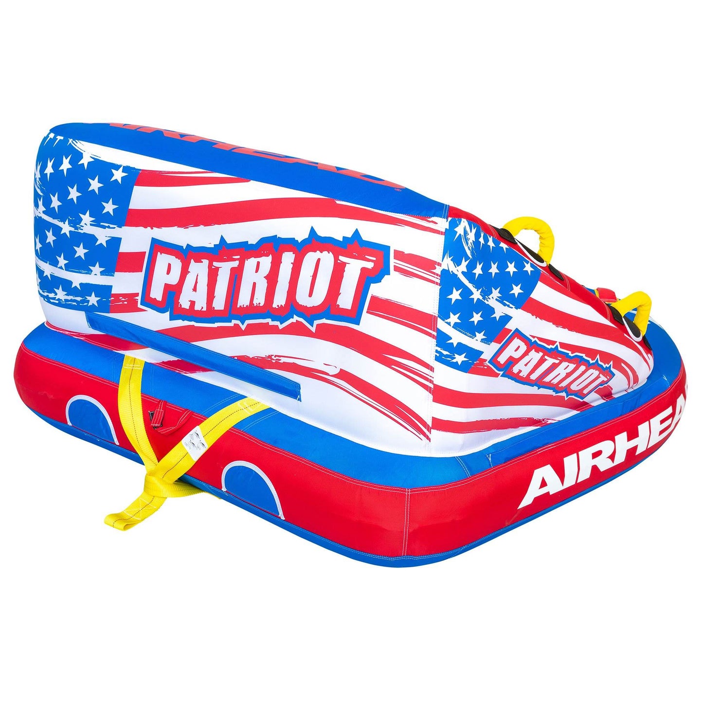 Airhead Patriot 2 Person Towable Kwik Connect Chariot Style Reversible Tube