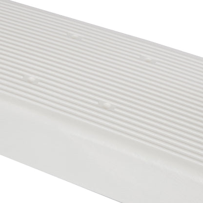 Vinyl Works SLD2 Resin 60 Inch Above Ground Swimming Pool Step Ladder, White