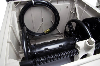 Suncast Swivel Hose Reel Storage Hideaway w/Smart Trak Hose Guide & Bin (4 Pack)