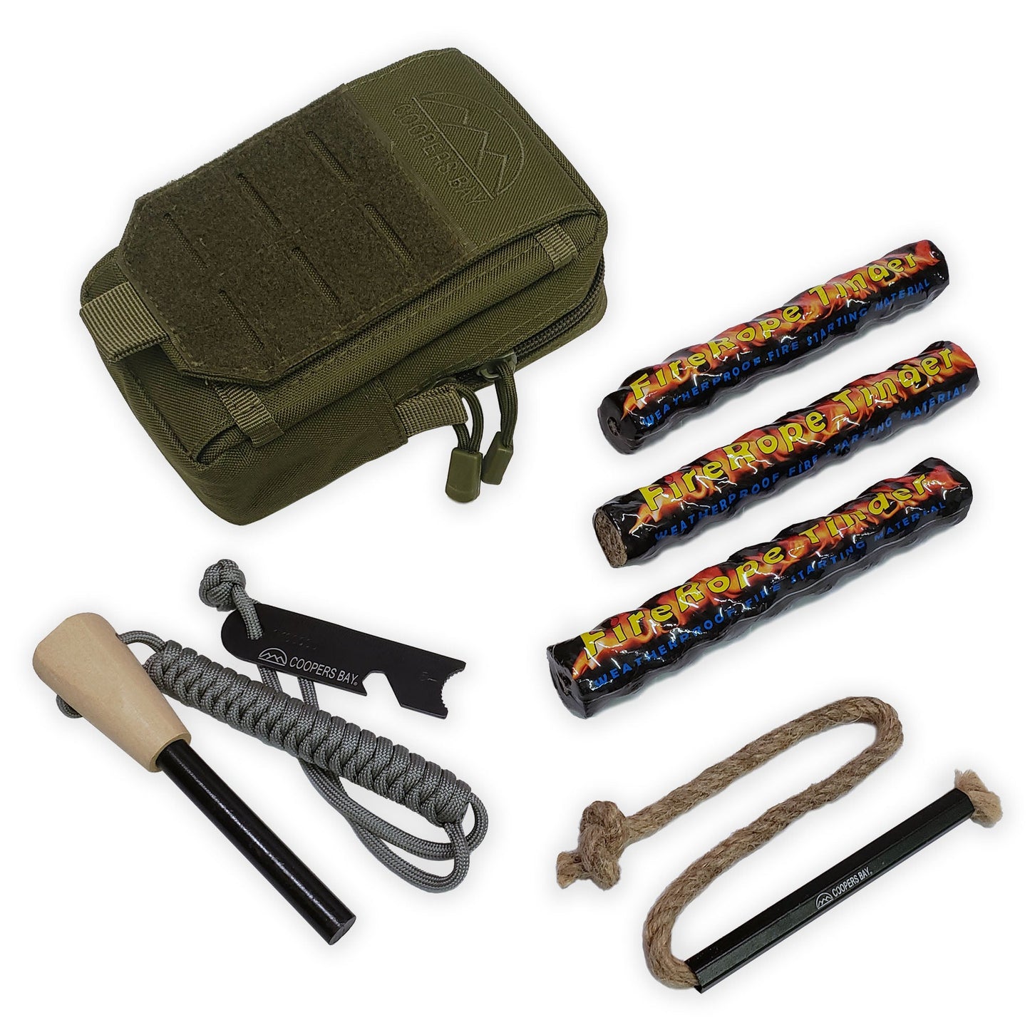 FireStorm™-Plus Complete Ferro Rod Fire Starter Kit