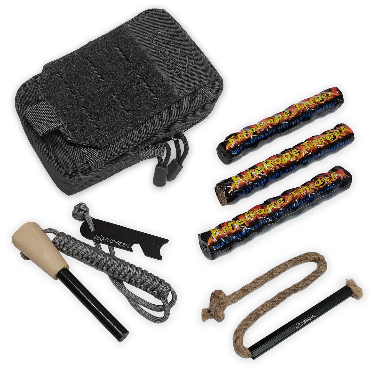 FireStorm™-Plus Complete Ferro Rod Fire Starter Kit