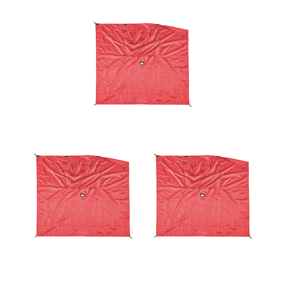 Clam Quick-Set Screen Hub Red Fabric Wind & Sun Panels, Accessory Only (6 Pack)