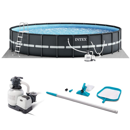Intex Ultra XTR 18' x 52" Above Ground Pool with Pump, Vacuum, & Maintenance Kit