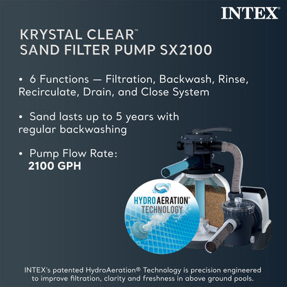 Intex Ultra XTR 18' x 52" Above Ground Pool with Pump, Vacuum, & Maintenance Kit