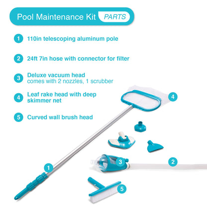 Intex 32ft x 16ft x 52in Ultra XTR Rectangular Pool Set with Maintenance Kit