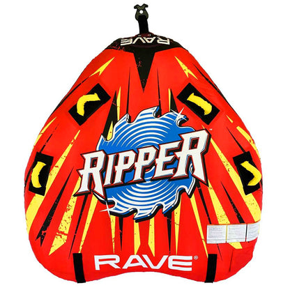 RAVE Sports Ripper 2 Rider Nylon Inflatable Towable Boat Floats, Red (4 Pack)