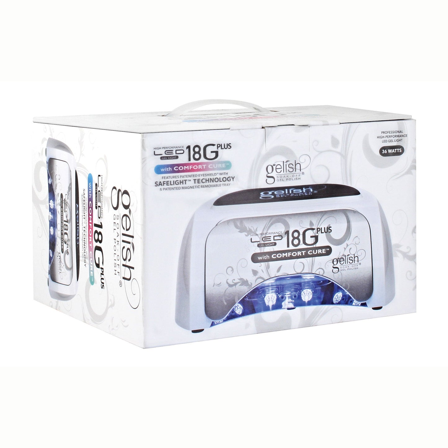 Gelish 18G Plus with Comfort Cure 36 Watt LED High Performance Gel Curing Light