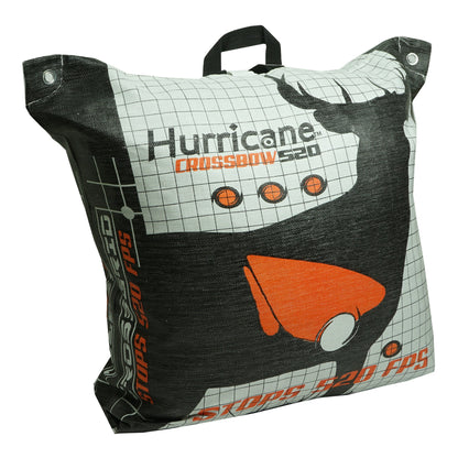 Hurricane H60410 Double Sided 460 FPS Woven Crossbow Archery Bag Target, White