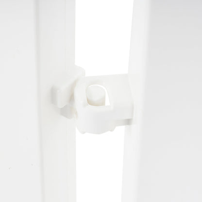 Suncast Grand View 14.5 x 24 Inch Resin Yard Garden Border Fence, White (3 Pack)