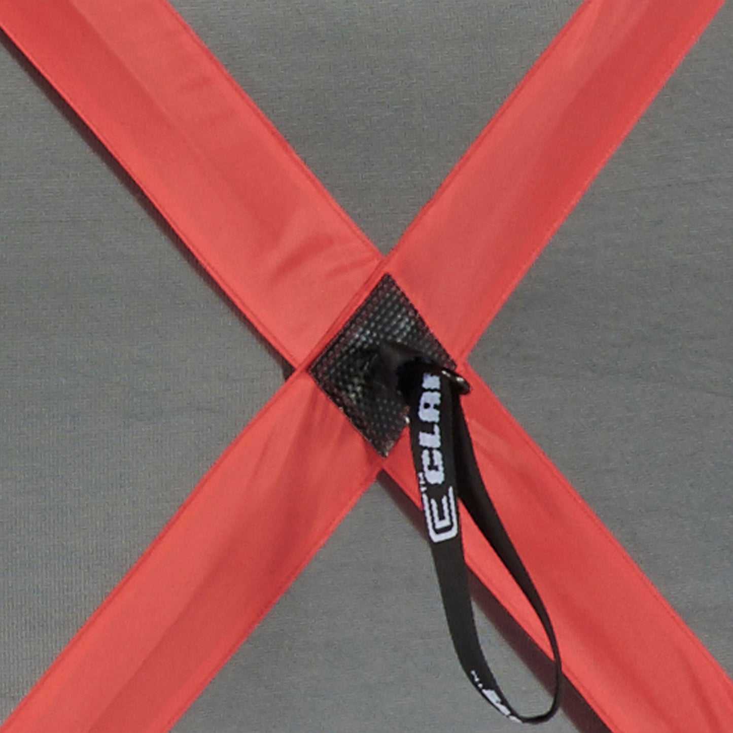 CLAM Quick-Set Escape Sport 11.5 x 11.5 Ft Tailgating Canopy Tent, Red/White