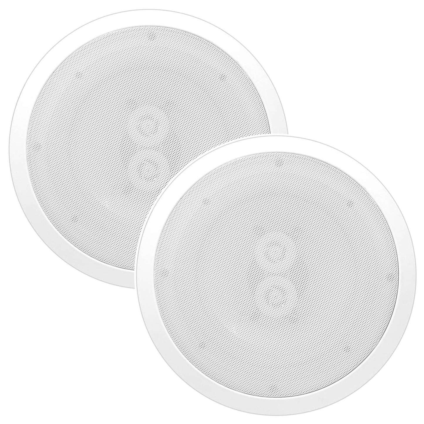 Pyle PWRC82 8 Inch 2 Way Indoor/Outdoor Waterproof  Wall Ceiling Speakers, Pair