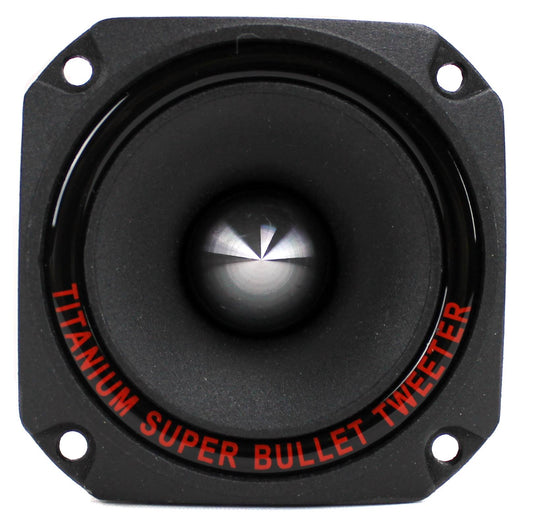 Pyramid 1" 300w Heavy Duty Titanium Dome Bullet Car Super Tweeter