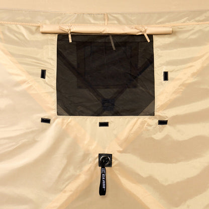 Clam Quick Set Pavilion Portable Canopy + 150 x 150 Inch Floor Tarp Attachment