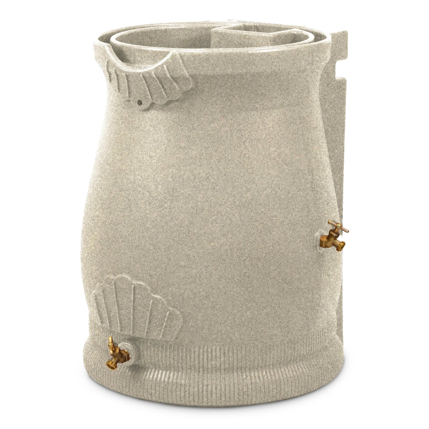 Good Ideas RWURN50-SAN 50 Gallon Rain Water Saver Wizard Barrel Urn, Sandstone