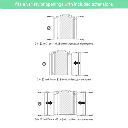 Summer Infant Union Arch 28 to 42 Inch Pressure Mount Baby & Pet Safety Gate