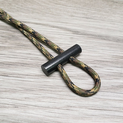 Micro Ferro Rod with Drilled Holes. Easy Carry Emergency Fire Starter Tool for Shoelaces, Paracord Necklace, Bracelet, etc.