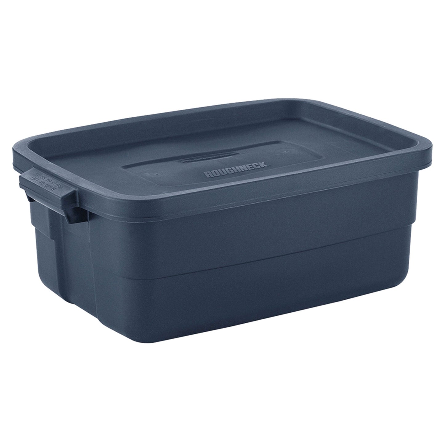 Rubbermaid 10 Gallon Stackable Storage Container, Dark Indigo Metallic (6 Pack)