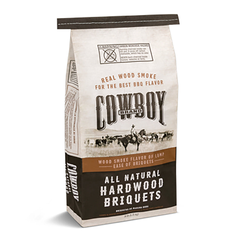 Cowboy 14 Pound All Natural Range Hardwood BBQ Charcoal Briquets for Grilling