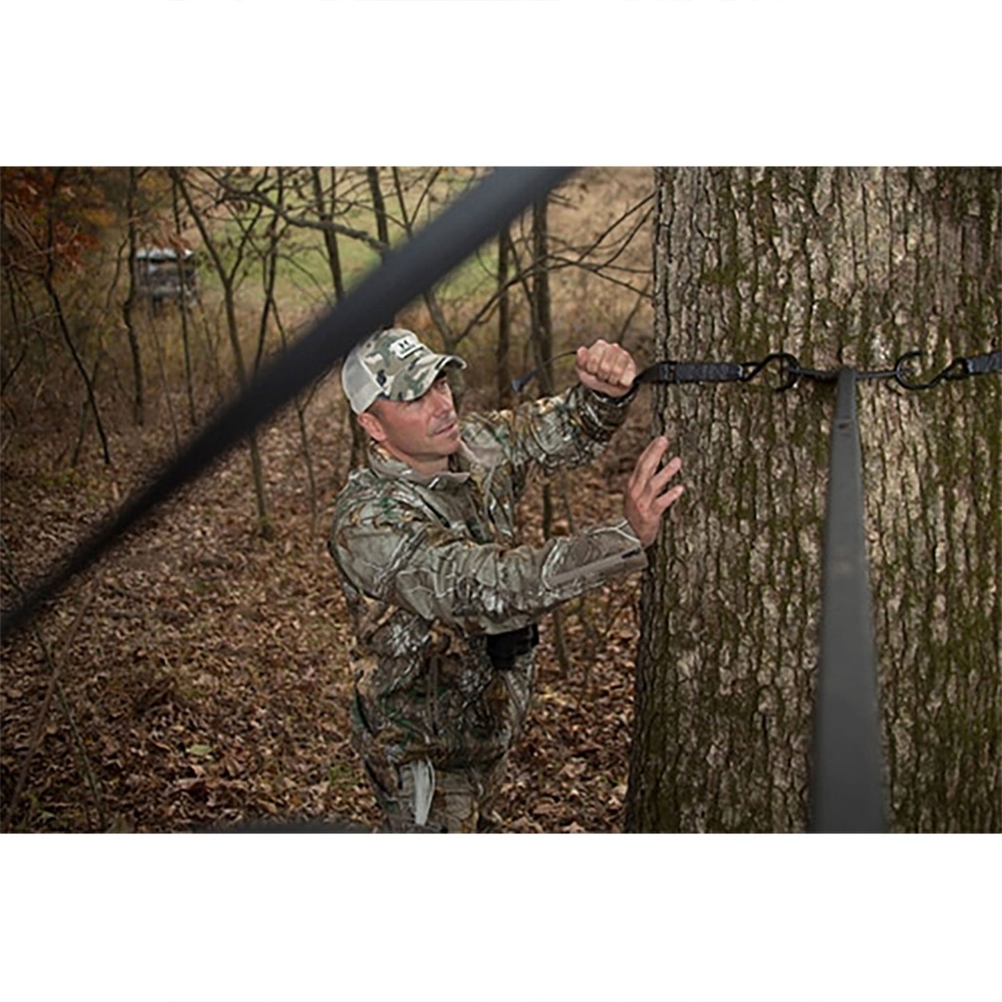 Hawk Big Denali Steel 18' 2-Man Ladder Treestand with Safe-Tread Steps (2 Pack)