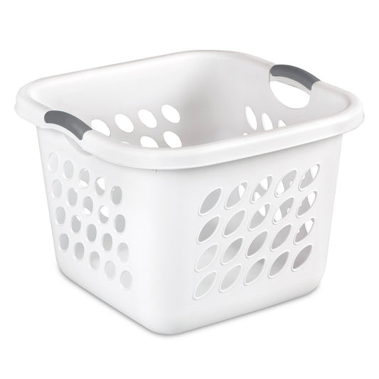 Sterilite Ultra 14 gal Square Plastic Laundry Basket w/Gripped Handles, (6 Pack)