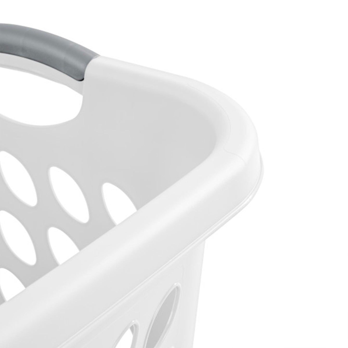 Sterilite Ultra 14 gal Square Plastic Laundry Basket w/Gripped Handles, (6 Pack)