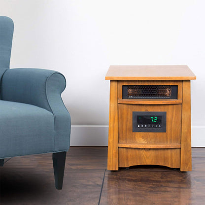 LifeSmart LifePro 8 Element 1500W Electric Infrared Quartz Indoor Space Heater