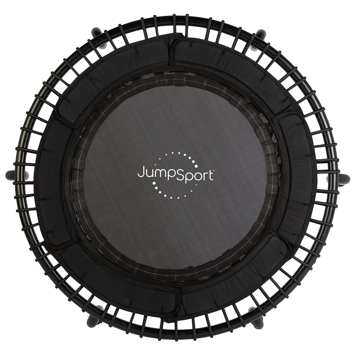 JumpSport 250 Workout Rebounder for Adults, 39" Mini Fitness Trampoline, Black