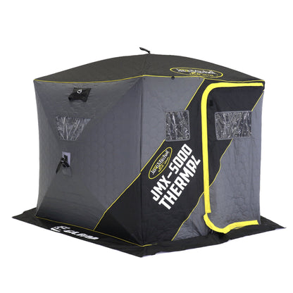 CLAM 14471 Portable 9 Ft Jason Mitchell X5000 Ice Fish Thermal Hub Shelter Tent