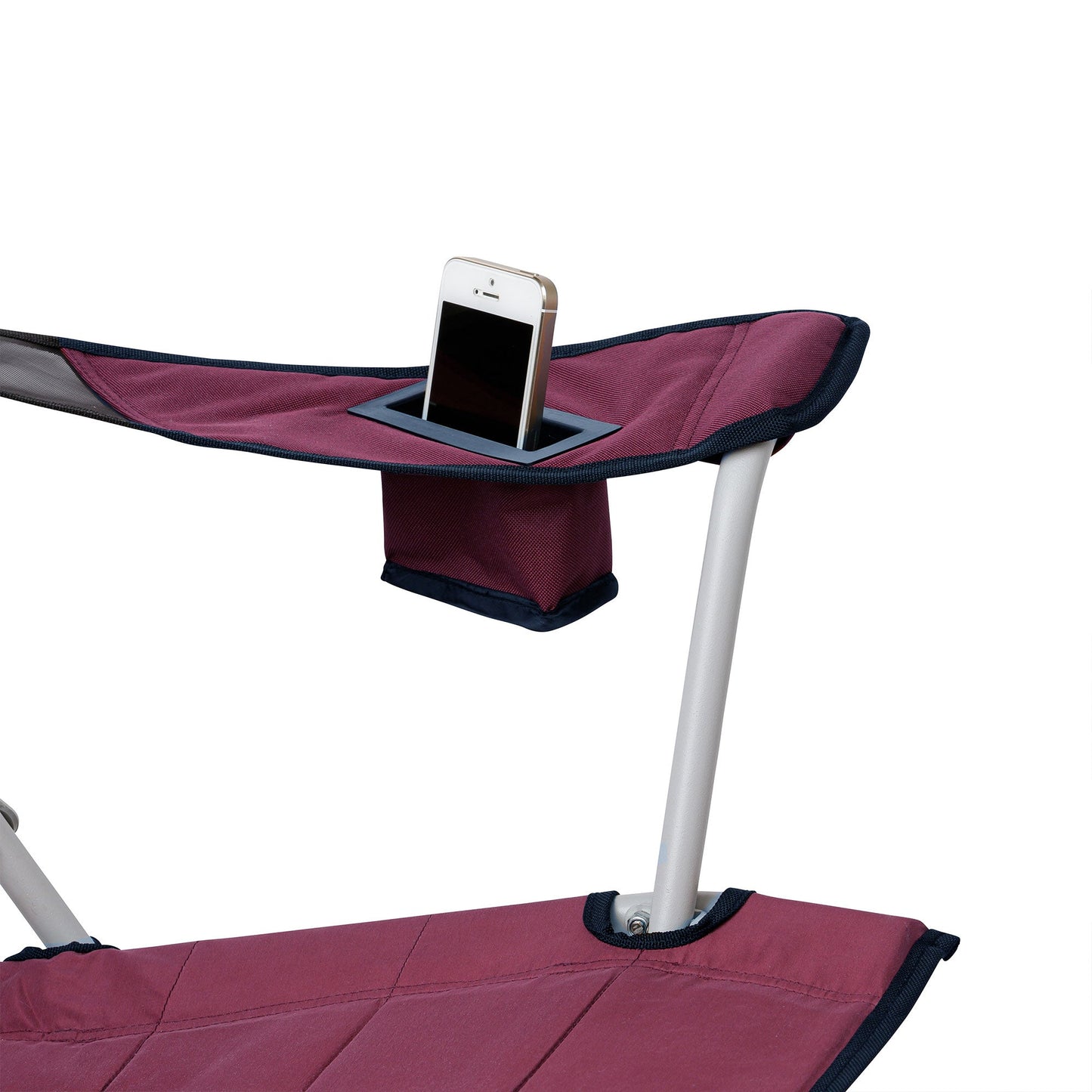 Core Portable Outdoor Camping Folding Chair with Carrying Storage Bag, Wine